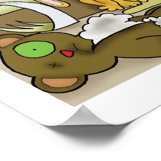 Puppy Crime-golf Poster (Hoek)