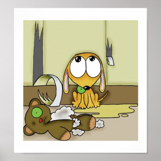 Puppy Crime-golf Poster (Voorkant)