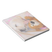 Puppy cuddles 02 notitieblok (Schuin)