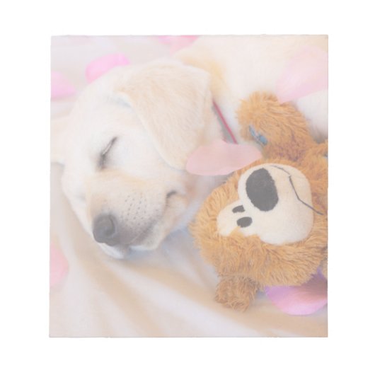 Puppy cuddles 02 notitieblok (Voorkant)