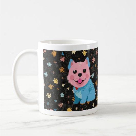 puppy cup koffiemok (Links)