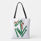 Puppy Dachshund Love Silent - Grappige Wiener Hond Tote Bag (Achterkant)