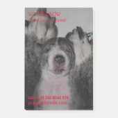Puppy die gepost nota's verkoopt post-it® notes (Voorkant)