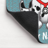 Puppy Dog aangepaste Verpleegkundige Muismat (Hoek)