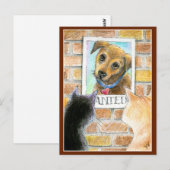 Puppy dog and cat nice art-kaart briefkaart (Voorkant / Achterkant)