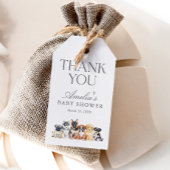 Puppy Dog Baby shower Cadeaulabel