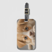 Puppy Dog Bagagelabel (Voorkant (verticaal))