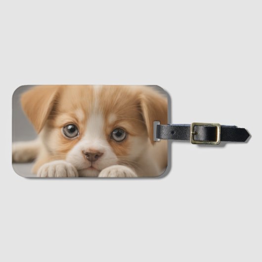 Puppy Dog Bagagelabel (Voorkant (horizontaal))