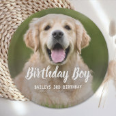 Puppy Dog Birthday Party Custom Pet Foto Papieren Bordje