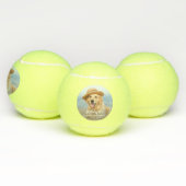 Puppy Dog Birthday Party Persoonlijke foto van Pet Tennisballen (Multi)