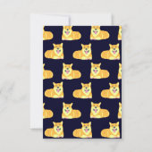 Puppy Dog Birthday Pawty Dank je wel Bedankkaart (Achterkant)