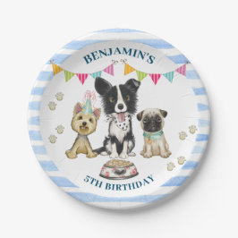 Puppy Dog Birthday Pawty Papieren Bordje
