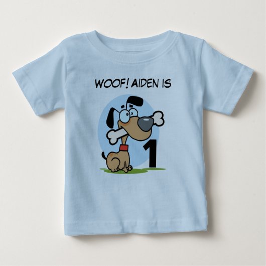 Puppy Dog  Birthday Tshirts (Voorkant)