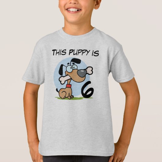 Puppy Dog  Birthday Tshirts (Voorkant)
