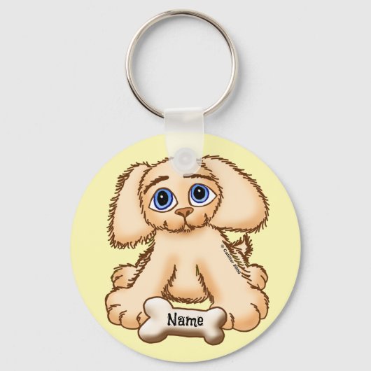 Puppy Dog Bone Sleutelhanger (Voorkant)