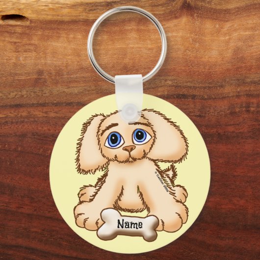 Puppy Dog Bone Sleutelhanger (Voorkant)