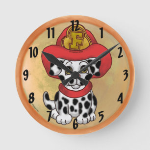 Puppy Dog Brandweerman klok
