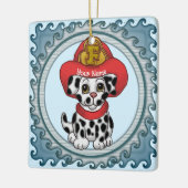 Puppy Dog Brandweerman ornament (Links)
