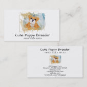 *~* Puppy Dog Breeder Day Care Walker Visitekaartje (Voorkant / Achterkant)