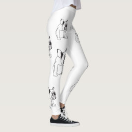 Puppy Dog Bulldog Leggings