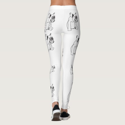 Puppy Dog Bulldog Leggings (Achterkant)