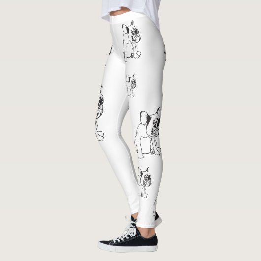 Puppy Dog Bulldog Leggings (Links)