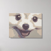 PUPPY DOG CANVAS AFDRUK (Voorkant)