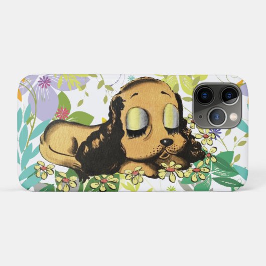 Puppy Dog Cartoon Animal Art Case-Mate iPhone Case (Achterkant (horizontaal))