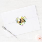 Puppy Dog Cartoon Animal Art Hart Sticker (Envelop)
