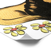 Puppy Dog Cartoon Animal Art Poster (Hoek)