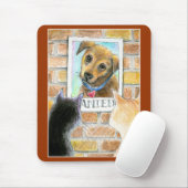 Puppy dog, cats, "wild" poster muispad muismat (Met muis)