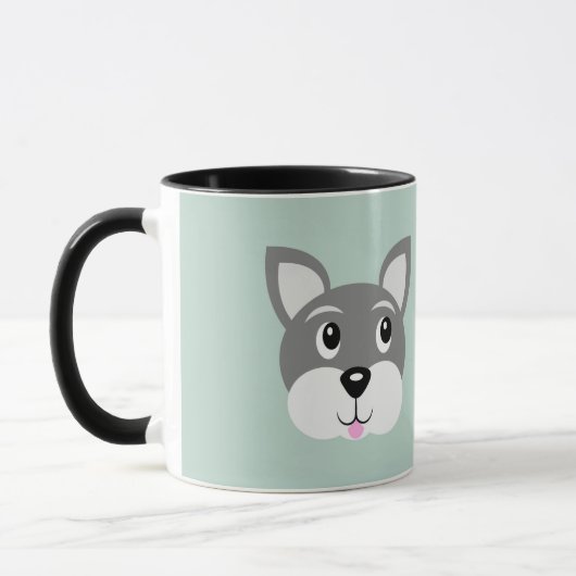 Puppy Dog Coffee Mok (Links)