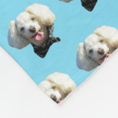 Puppy Dog Custom Foto Patroon Fleece Deken (Hoek)
