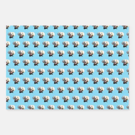 Puppy Dog Custom Foto Patroon Inpakpapier Vel (Voorkant 2)