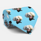 Puppy Dog Custom Foto Patroon Stropdas (Opgerold)