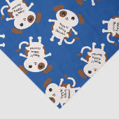 Puppy Dog Cute Colorful 1st Birthday Party Thema Tissuepapier (Detail)