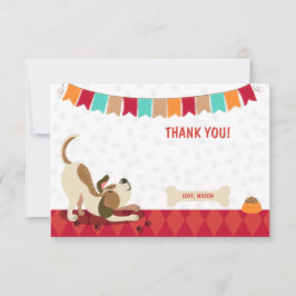 Puppy Dog Dank u Kaart Paw-Ty Paw Stropdas Jongen