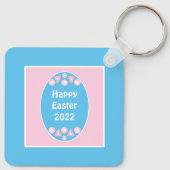  Puppy Dog die vreedzaam Pasen vereist Sleutelhanger (Achterkant)