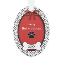 Puppy Dog Eerste Kerstmis of Herdenking