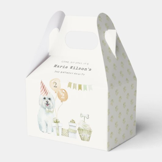 Puppy Dog elke dag in de leeftijd Bedankdoosjes (Voorkant Zijde)
