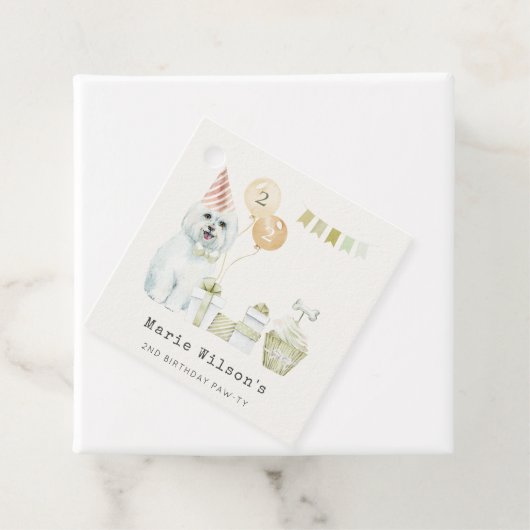 Puppy Dog elke dag in de leeftijd Bedankjes Labels (In situ)