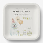 Puppy Dog elke dag in de leeftijd Papieren Bordje (Voorkant)