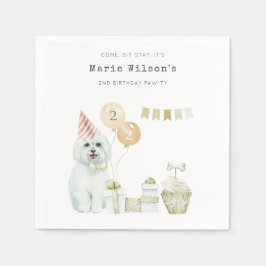 Puppy Dog elke dag in de leeftijd Servet