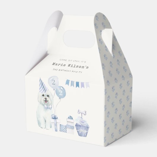 Puppy Dog elke dag van de leeftijd Bedankdoosjes (Voorkant Zijde)