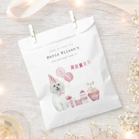 Puppy Dog elke dag van de leeftijd Bedankzakje (Geknipt)