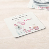 Puppy Dog elke dag van de leeftijd Kartonnen Onderzetters (Schuin)