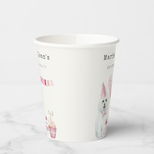 Puppy Dog elke dag van de leeftijd Papieren Bekers (Links)