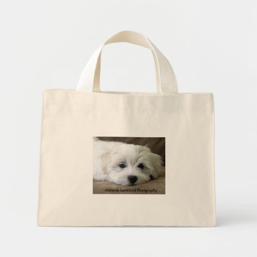 Puppy Dog Eyes Mini Tote Bag (Voorkant)