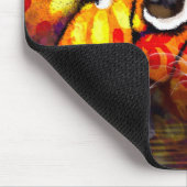 Puppy Dog Eyes Whimsical Abstracte Bloemen Sinaasa Muismat (Hoek)