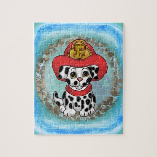 Puppy Dog Firefighter Legpuzzel (Verticaal)